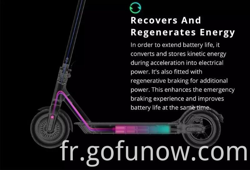 Nouveau scooter électrique pliant à 2 roues de 8,5 pouces avec boue g-gard